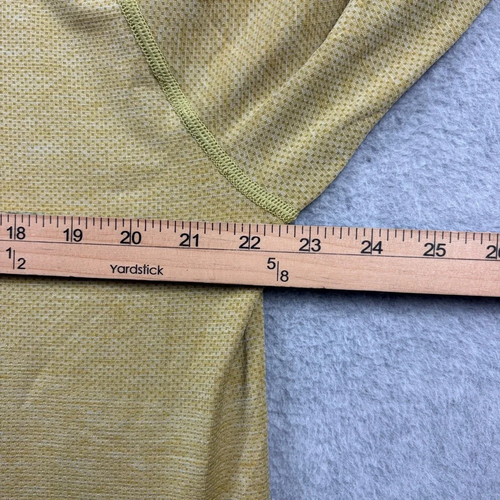 Lululemon Metal Vent Tech Shirt Mens 2XL XXL Yellow Gold Long Sleeve Performance